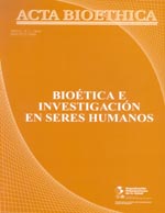 							Visualizar v. 10 n. 1 (2004): Bioética e investigación con seres humanos
						